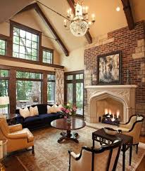 Rustic Traditional Living Room Ideas For This Winter 34 Vaulted Living Rooms Cottage Living Rooms Winter Living Room