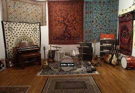 Snack mat for a keyboard musician. Home Music Rooms Music Room Design Music Studio Room