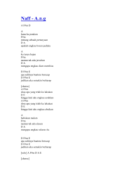 Karaoke naff kenanglah aku chord female by lunard youtube. Chord Lagu Naff Kenanglah Aku
