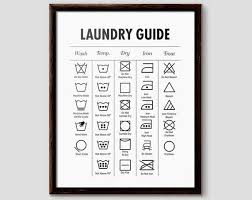 Laundry Symbols Laundry Symbol Chart Laundry Room Ideas Laundry Printables Laundry Prints Laundry Chart Washing Machine Symbols Home