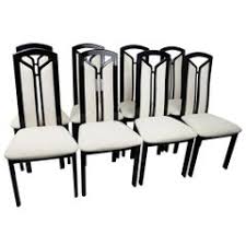 High back dining chairs set of 4, faux leather dining room chairs for kitchen, lounge, living room with metal legs, 4 pieces modern dinner chairs side chairs, white 4.2 out of 5 stars 26 $116.99 $ 116. Black Dining Chairs Italy High Back 4 For Sale On 1stdibs
