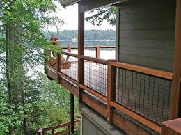 With diagrams and illustrations for sale simple deck we give you over inspiring deck gate small two bay garage apartment floor plans free plans for building a. Hogwire Deck Railing Ideas Hog Wire Deck Railing Wire Deck Railing Outdoor Stair Railing Deck Railing Design