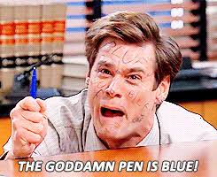 Press the ← and → keys to navigate the gallery , 'g' to view the gallery, or 'r' to view a random image. Jim Carrey The Pen Is Blue Gif 3 Gif Download