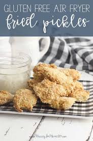 These healthy air fryer recipes give you all the delicious crispiness of fried food, minus a lot of the fat and sodium content. Air Fryer Gluten Free Fried Pickles With Batter And Breadcrumbs