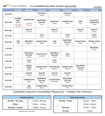 La Fitness Workout Class Schedule Workoutwalls
