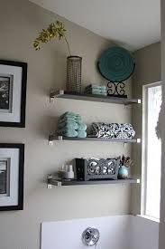 Black And White Bathroom With Teal Accent Color Use In Upstairs Bath With Black And White Pictures On Small Wall To Bathroom Bathroom Decor Home Decor Decor