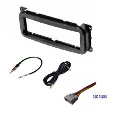 Single Din Car Stereo Dash Kit Wire Harness Antenna Adapter For Some Dodge 02 07 Caravan 02 04 Dakota 02 03 Dura Car Stereo Installation Car Stereo Antenna