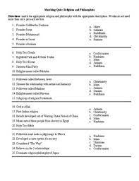 The ultimate quiz on world religions! World Religions Quiz Worksheets Teaching Resources Tpt