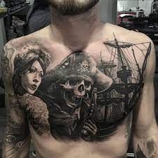 Pirate tattoos (96pcs), konsait pirate temporary tattoo fake…. 60 Masterful Pirate Tattoo Ideas Rulers Of The Seas