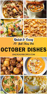 Here Are 30 Best Dishes To Cook In October Clean Eating Family Meals Cooking Quick Family Meals