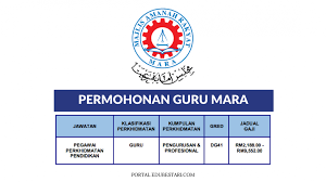 Tarikh tutup permohonan 25 disember 2019 lokasi penempatan : Permohonan Jawatan Kosong Guru Mrsm Mara Pelbagai Subjek Di Buka Edu Bestari