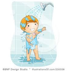 Royalty Free Shower Clipart Illustration 230338 Jpg Kids Calendar Kids Planner Cartoon Kids