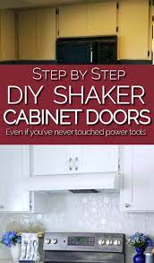 I love the simple, clean look of these doors and think they are a perfect complement to the more complex frame and panel doors i used on the upper cabinets.w. Make Shaker Kitchen Cabinet Doors On A Budget Kitchen Cabinets On A Budget Laminate Cabinets Refacing Kitchen Cabinets