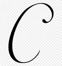 Download Monogram Letters 3 Letter C Cursive Png Clipart 2409239 Pikpng