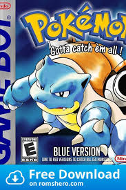 Download Pokemon Blue Version Ua Gameboy Color Gbc Rom Pokemon Blue Pokemon Blue Version Pokemon
