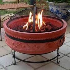 Get free shipping on qualified solid wood, wicker fire pit patio sets or buy online pick up in store today in the outdoors department. Round Terra Cotta Fire Pit Fire Pit Outdoor Fire Pit Luxury Fire Pit