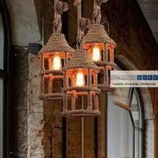 Rope Lamp Avize Aydinlatmalar Tasarim