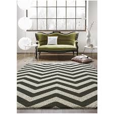 Transparent Black And White Striped Rug Zig Zag Shaggy Rug Rugs In Living Room Blue Living Room Retro Rugs