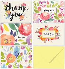 Multilingual thank you word cloud. Amazon Com Thank You Cards 40 Floral Thank You Notes For Your Wedding Baby Shower Business Anniversary Bridal Shower Watercolor Flower Cards With Envelopes Blank Inside Office Products