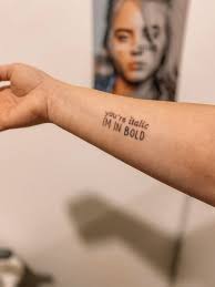 Billie Eilish Tattoo Classy Tattoos Mother Tattoos Weird Tattoos