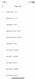 Check spelling or type a new query. How To Change Paper Size In The Google Docs Iphone App Live2tech