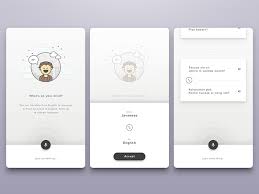 Black And White Color Scheme Website Black On White Design Trend App Design Mobile App Design Mobile App