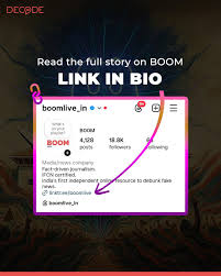 BOOM (@boomlive_in) • Instagram photos and videos
