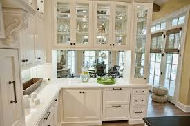 Love The Pass Through Cabinet Style From Kitchen To Dining Room And The Glas Glass Kitchen Cabinet Doors Glass Fronted Kitchen Cabinets Kitchen Cabinet Design