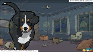 Bernese Mountain Dog Clipart Black And White Vendor Vectortoon Type Clipart Price 20 00 Source Clipart A Charming Bernese Mountain Dog A Dog With Black White And Golden Tan Coat D Blue Ceilings Mountain Dogs Brown Doors