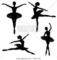 Ballet Dance Clipart Black And White Ballet Dancer Silhouettes Bale Boyama Clip Art Balerin Cizim