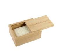 Custom Nature Solid Wood Box Sliding Wooden Cosmetic Packaging Soap Wooden  Box