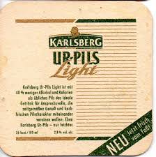 Karlsberg Ur Pils Light Beer Coasters Bier Pils