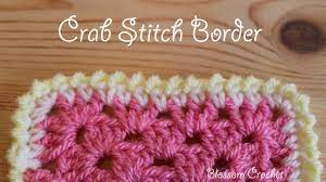 Crochet Crab Stitch Border Crab Stitch Crochet Crab Crab Stitch Border