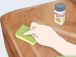 I couldnt figure out how to repair the leather itself, so i. 3 Ways To Repair Scratches On Leather Furniture Wikihow