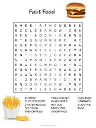 Print theses swimming worksheets to help students learn terms related to this healthy and competitive pool sport. Free Printable Fast Food Word Search Actividades De Aprendizaje Para Ninos Actividades De Aprendizaje Y Sopa De Letras
