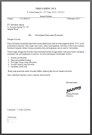 Contoh surat penawaran properti rumah tangga. Contoh Surat Block Style