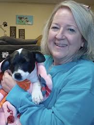 We are so excited for little Molly Brown❤ She has been adopted by the  Haberstrah Family. Such a happy ending for this sweet puppy that got such a  cruel start in life!