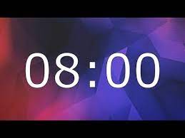 Wake me up in 8 minutes. 8 Minute Timer Youtube