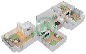 Www.liveatqueenslane.com 2525 allen genoa | pasadena. Floor Plans For Type B 4 Bedroom Villas In Queens Meadows Bayut Dubai