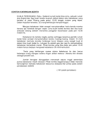 Kandungan pada tempe 2.1 protein 2.2 vitamin k 3 contoh pengembangan kerangka karangan. Contoh Karangan Berita