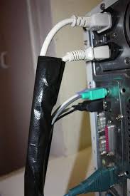 Duct Tape Cable Sleeving Cable Cover Duct Tape Organisation Hacks