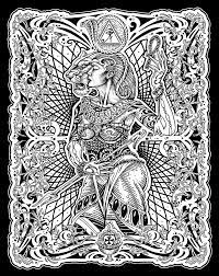 Intricate adult coloring pages come in a range of themes, including calming nature scenes and cool geometric designs. Adult Coloring Pages Dmt Jambestlune