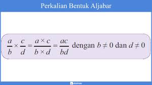 Check spelling or type a new query. Bentuk Aljabar Unsur Rumus Operasi Contoh Soal