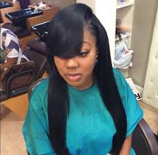 Straight hair is still an option, but we don't recommend it for a short cut like a bob. Deep Side Part Weave Hairstyles Www Macj Com Br