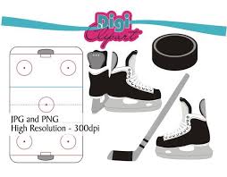 Download transparent hockey png for free on pngkey.com. Hockey Clipart Ice Skates Puck Stick Hockey By Digifotosclipart 4 49 Clip Art Hockey Ice Hockey