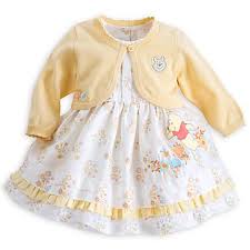 Disney Winnie The Pooh Dress And Sweater Set For Baby Disney Store Disney Baby Clothes Pooh Dress Cute Baby Clothes