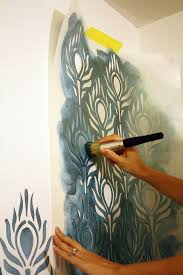 Explore unique wall art for living room with stencils designs reflecting the latest trends. Tutorial How To Stencil Walls Tips And Tricks For Wall Stenciling
