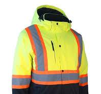 Veste chauffante Softshell d'hiver haute visibilité ...