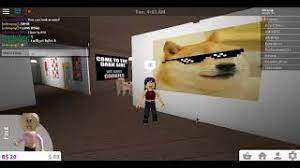 You can get the catalog page of a specific hat using the id. Doge Decal For Welcome To Bloxburg Youtube