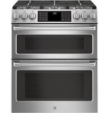 How to tighten down a loose range oven door. Ge Cafe C2s995selss Series 30 Slide In Front Control Dual Fuel Double Oven With Convection Range Ada Appliances